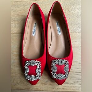 Manolo Blahnik Hangisiflat  Sz 36 (US 6)